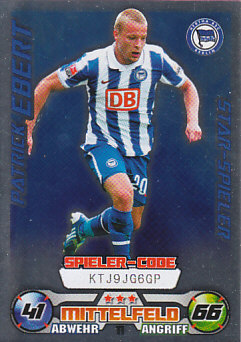 Patrick Ebert Hertha Berlin 2009/10 Topps MA Bundesliga Star Spieler #11
